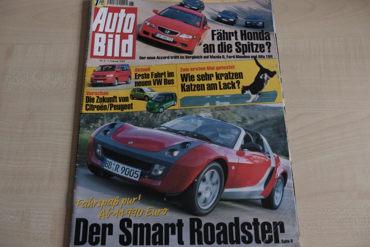 Deckblatt Auto Bild (06/2003)